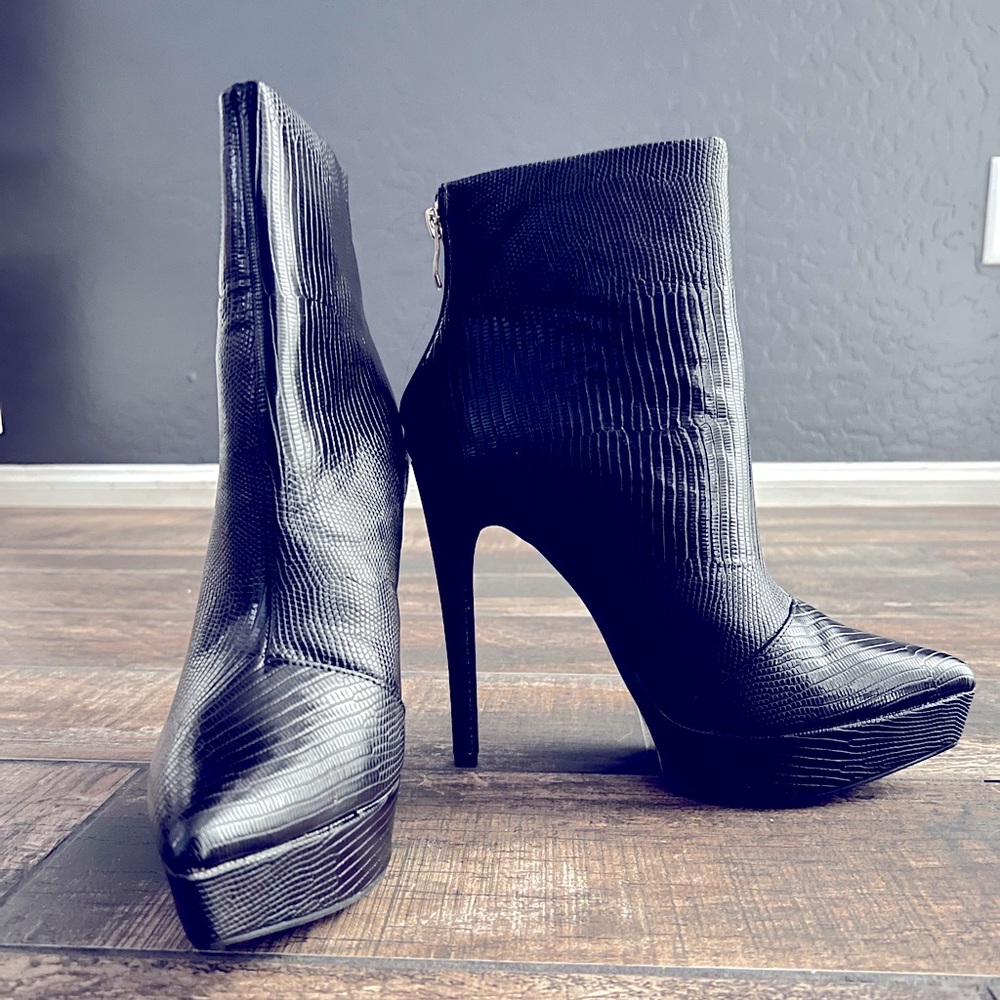 Black booties